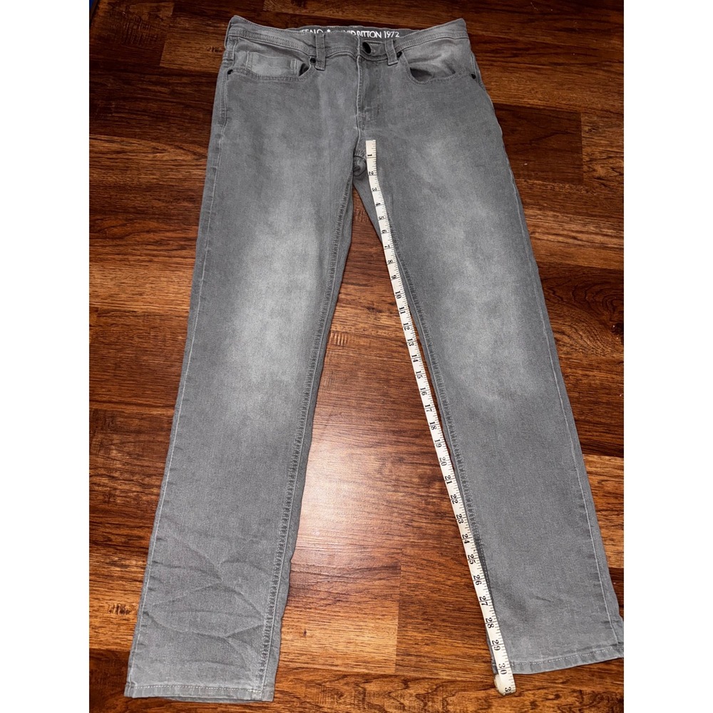 Buffalo David Bitton Evan-X Mens Grey Slim Straight Stretch Jeans W32 L32 - Picture 2 of 7